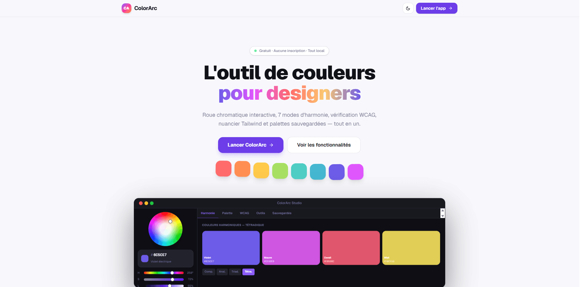 Color Arcs
